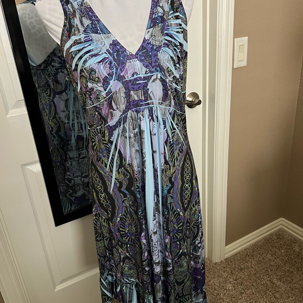 Vibrant Multicolor Maxi Dress